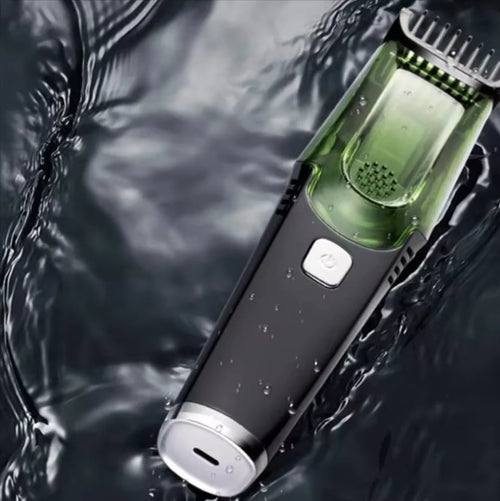 Washable Electric Vacuum Beard Trimmer