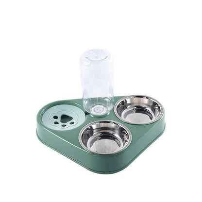 3-in-1 Pet Bowl with Auto Feeder