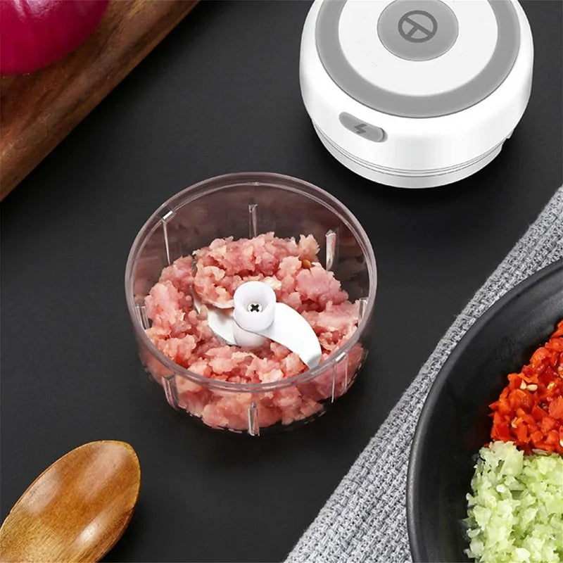 Mini USB Wireless Electric Garlic Masher